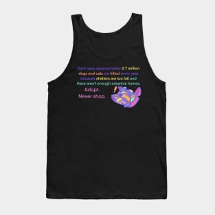 Too Many Animals Euthanized! Tank Top